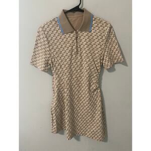 New Peacebird Women's Polo‎ Printed Dress, Size Large